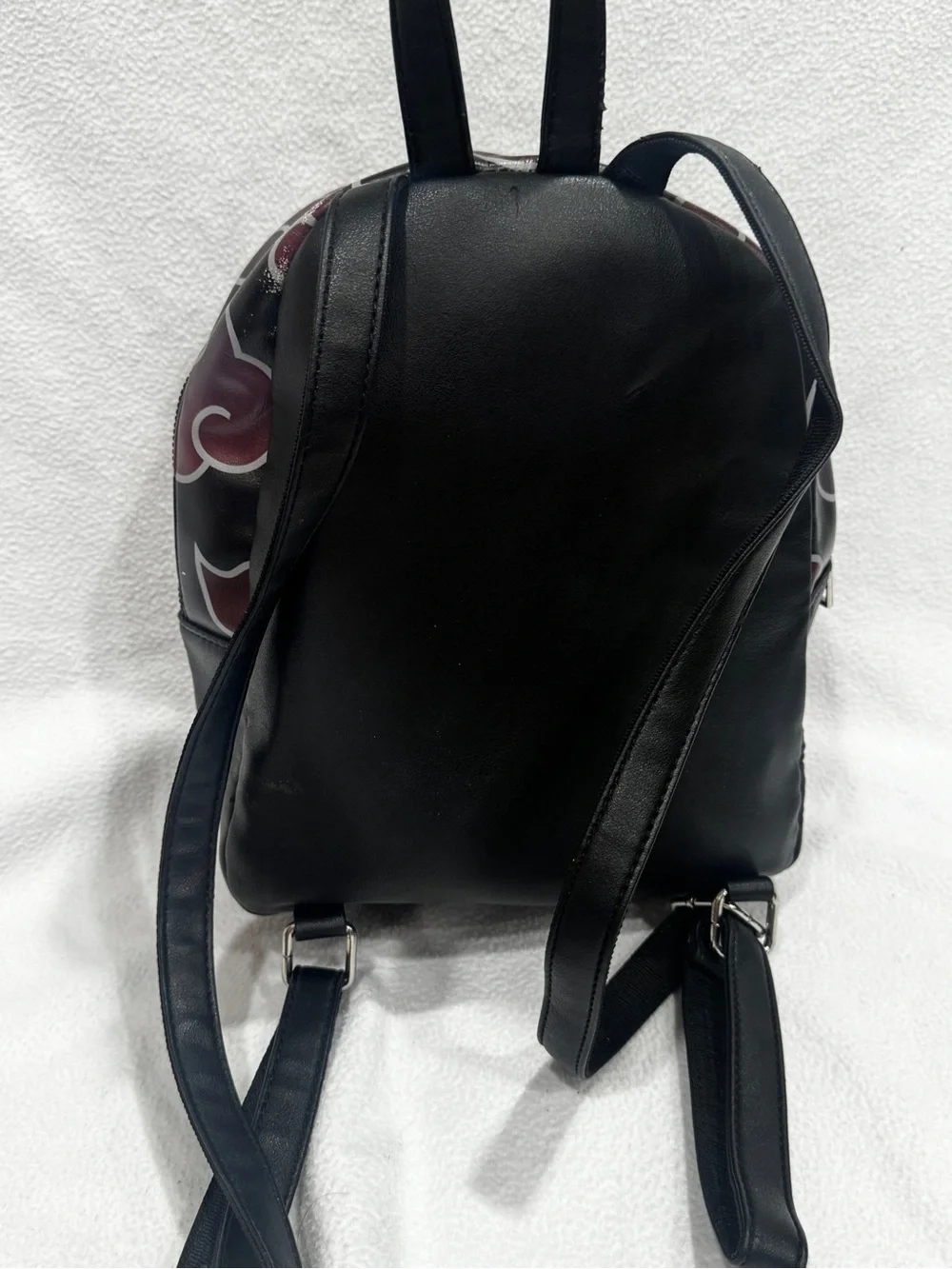 Itachi Akatsuki Graphic Black Mini Backpack